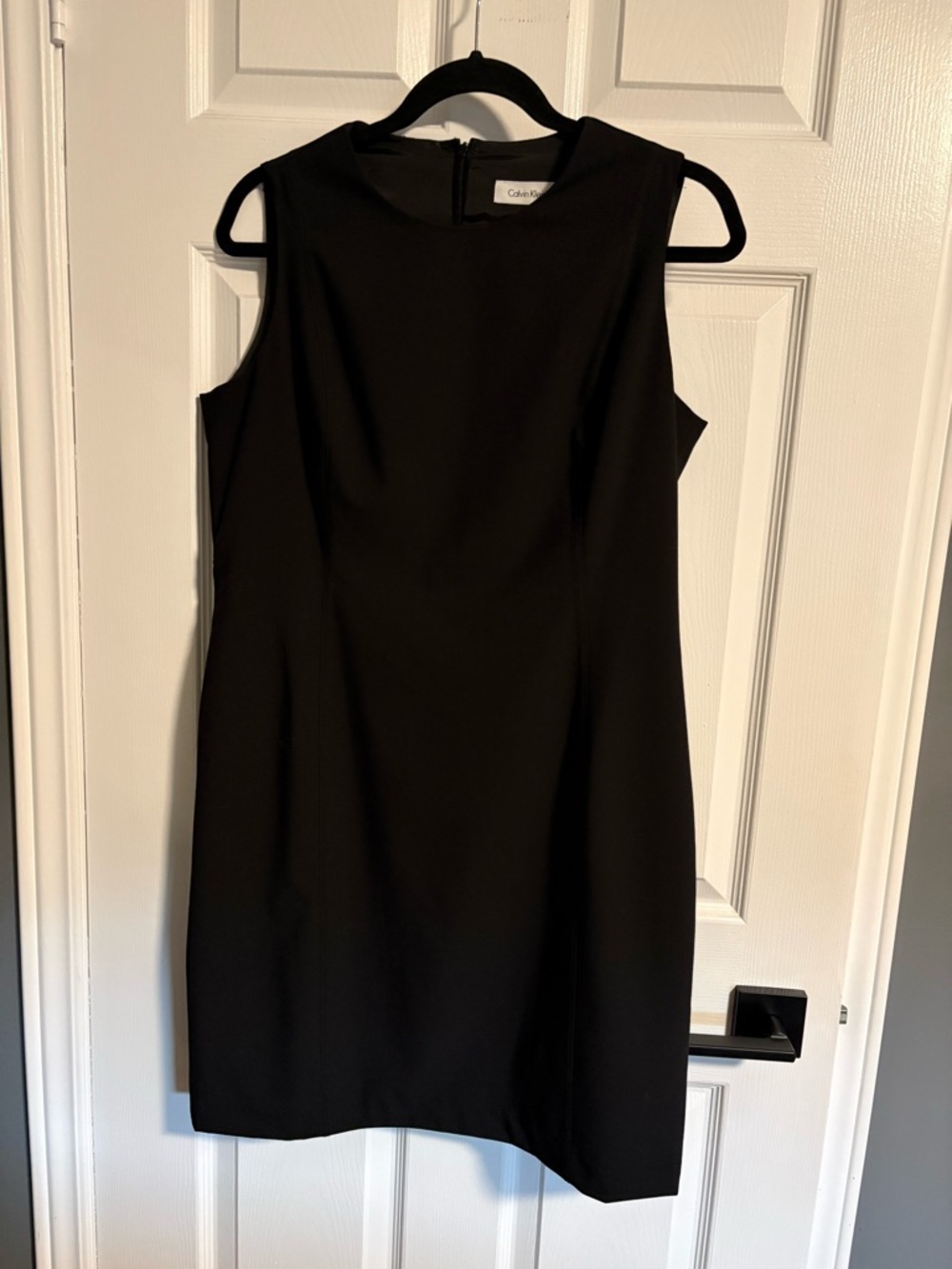 Calvin Klein Black Sleeveless Mini Dress